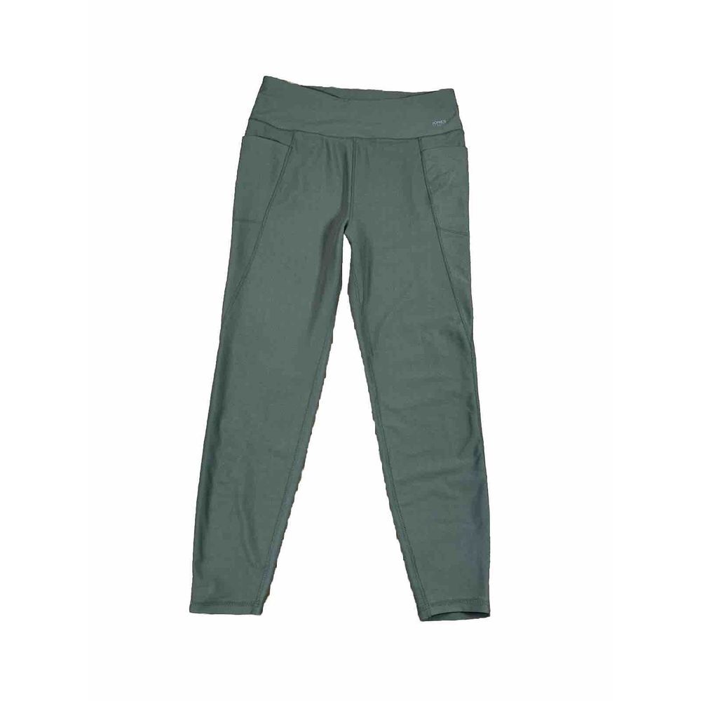 Jones New York Sport Leggings Womens Large Green Stretch Yoga‎ Gym Pants
